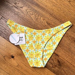 Kulani Kini’s - Minimal Full Coverage Bikini Bottom in Agave Glow